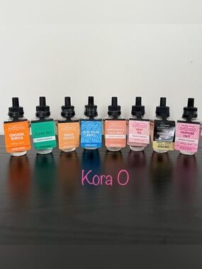 BBW 8 x Wallflowers Fragrance Plug Refills NEW